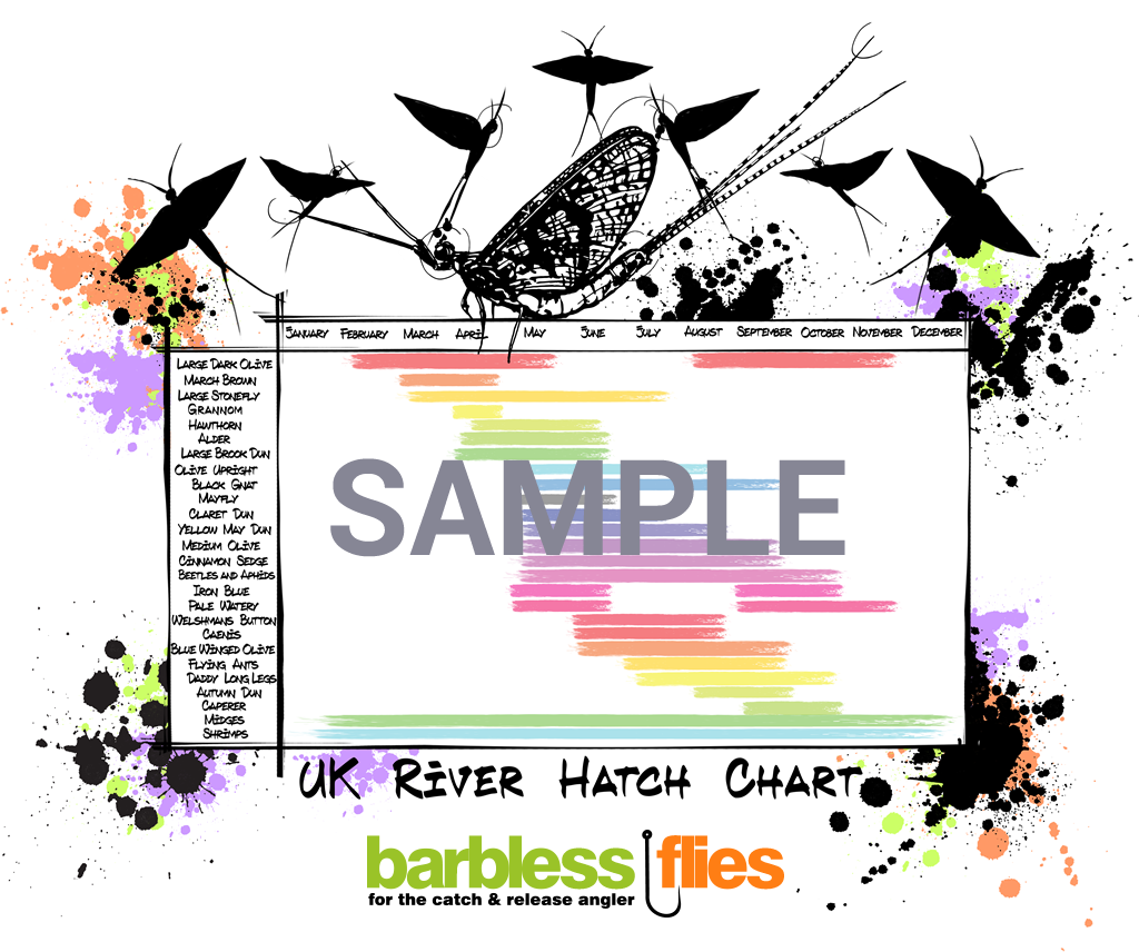 UK Hatch Chart - By Ryan Keene – Barbless Flies
