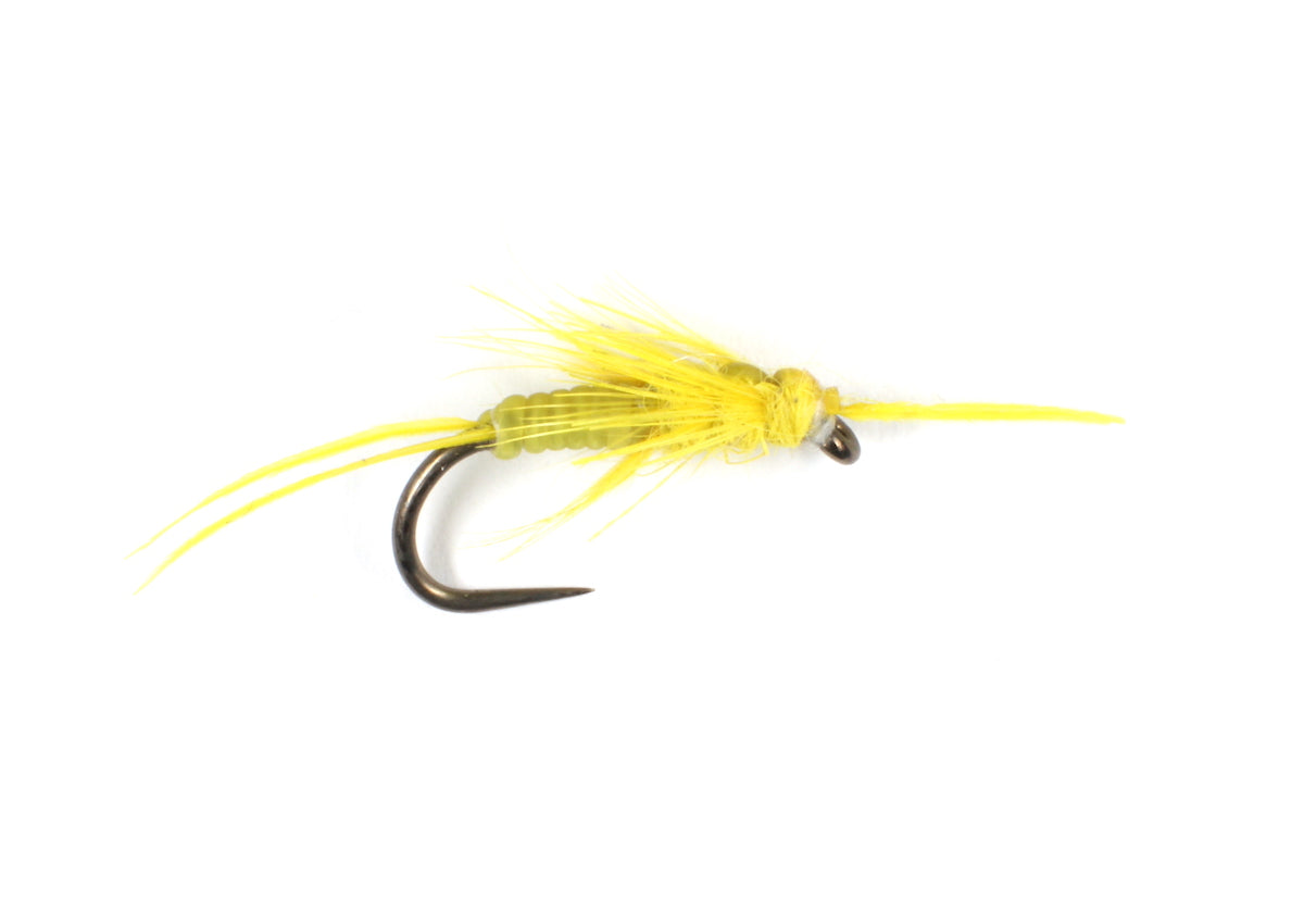 Euro Fly Fishing Flies Jigged Yellow Sally Tight Line Flies Fly