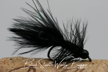 Load image into Gallery viewer, Artisan Black Stealth Woolly Bugger
