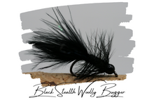 Load image into Gallery viewer, Artisan Black Stealth Woolly Bugger
