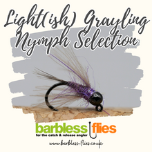 Load image into Gallery viewer, Light(ish) Grayling Nymph Selection
