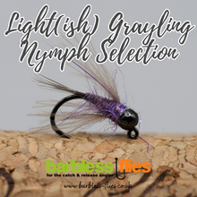 Load image into Gallery viewer, Light(ish) Grayling Nymph Selection
