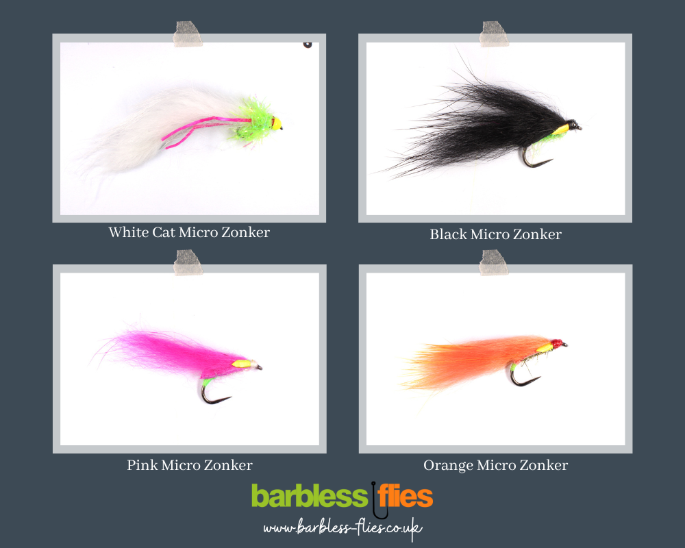 Micro Lure Selection – Barbless Flies