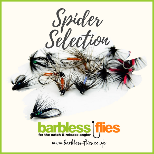 Barbless Flies - Spider Selection